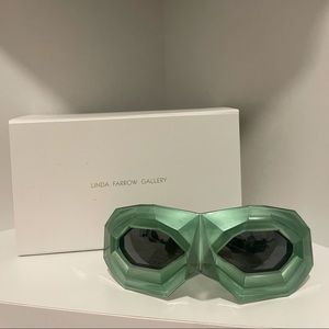 Linda Farrow x Walter Van Beirendock Diamond Sunglasses